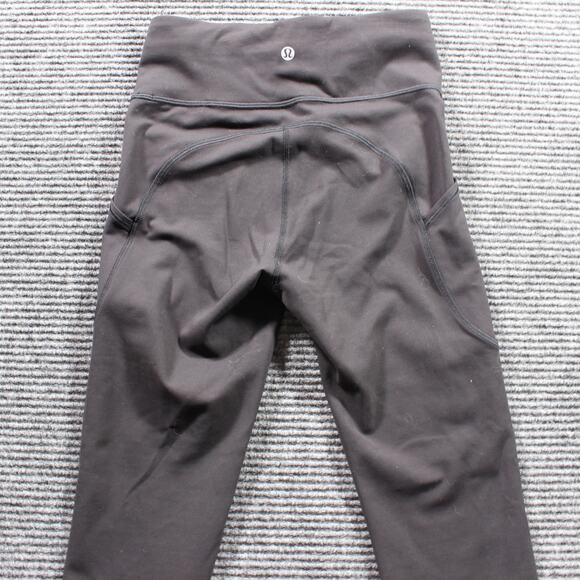 Lululemon Fast and Free Tight Women's 4 Black High Rise Nulux 25 - Picture 6 of 8